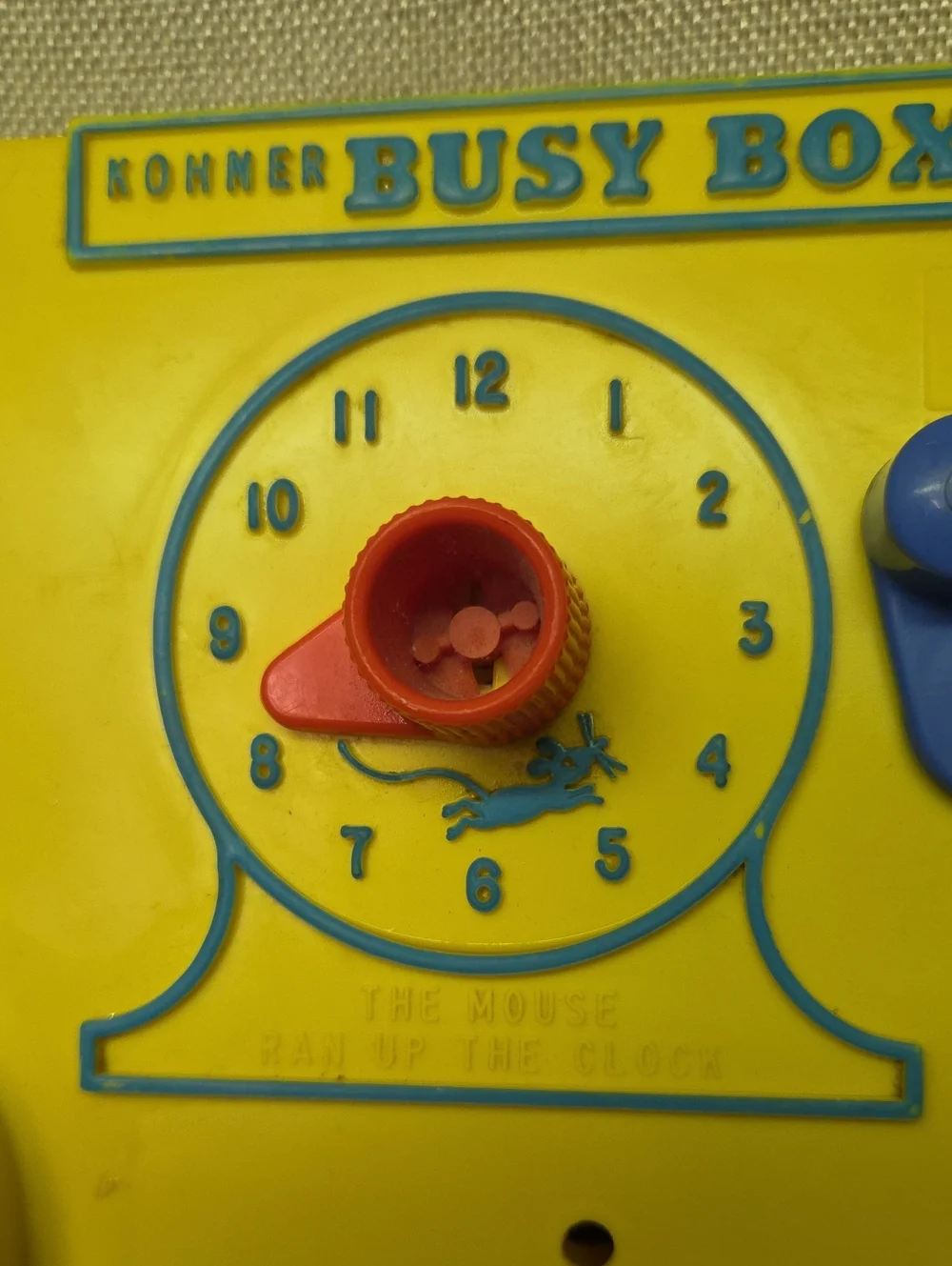 Vintage Kohner No.505 Busy‎ Box Crib Toy Made In USA